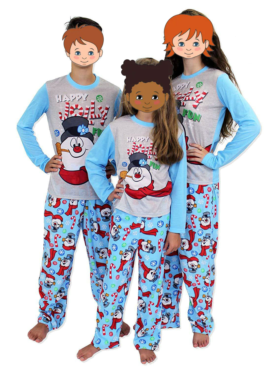 Christmas Family Matching Pajamas Sets Santa Claus Printed Sleepwear