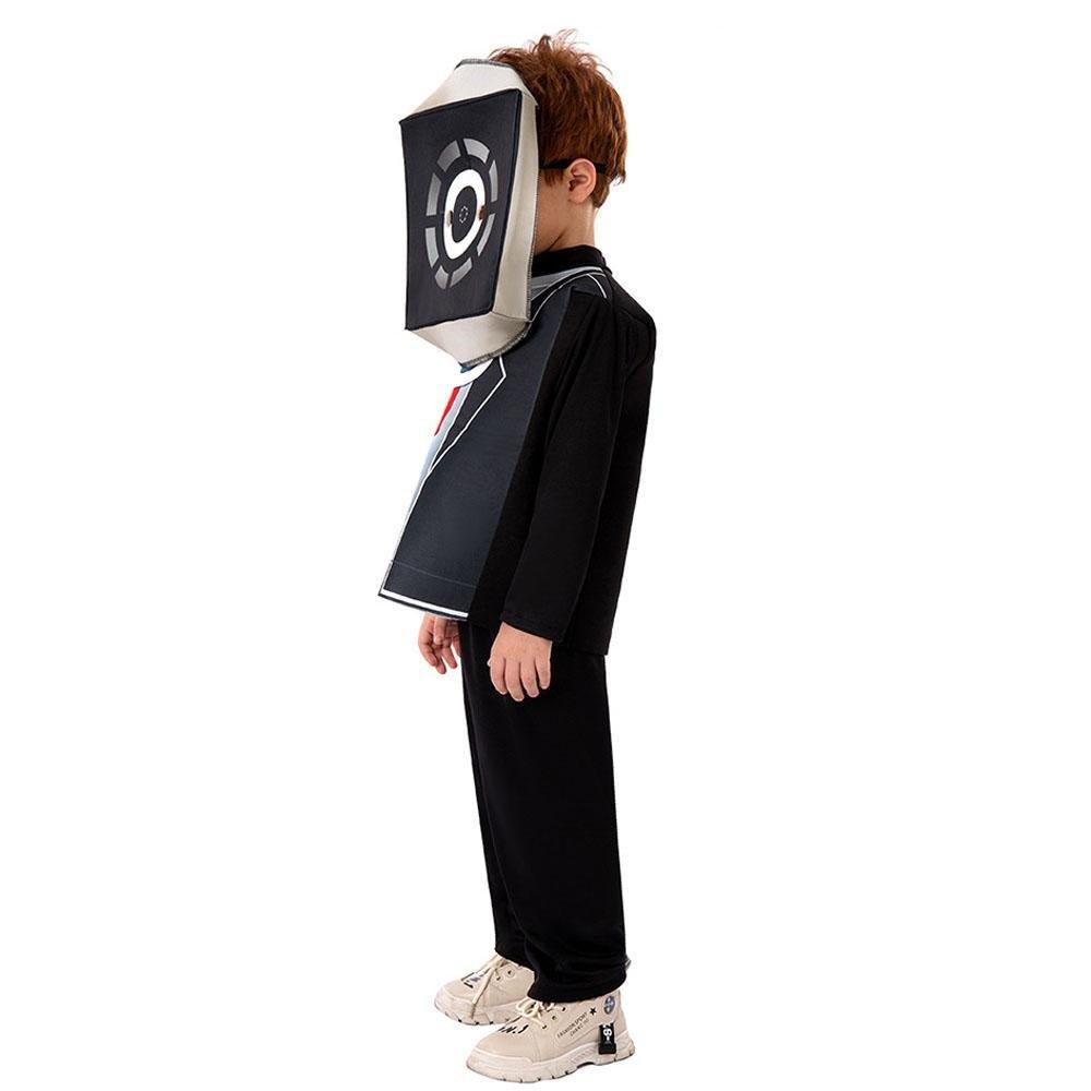 3D Horror Game TV and Toilet Costume Halloween Cosplay Outfit - Pajamasbuy