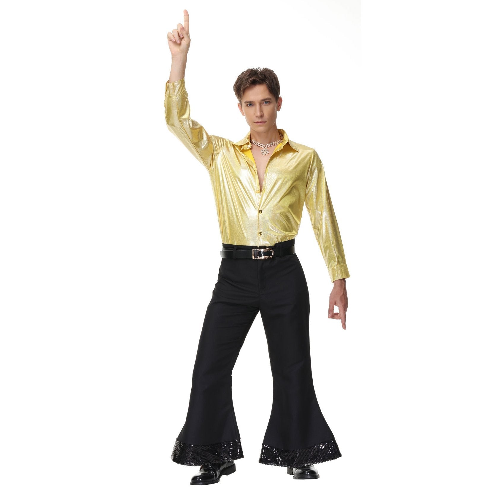 Buy70s Hip Hop Rock Hippie Costumes Fancy Dress Cosplay Halloween Outfit For Adult Now Cheaper With 3 - 5 Days Ship - PajamasBuy