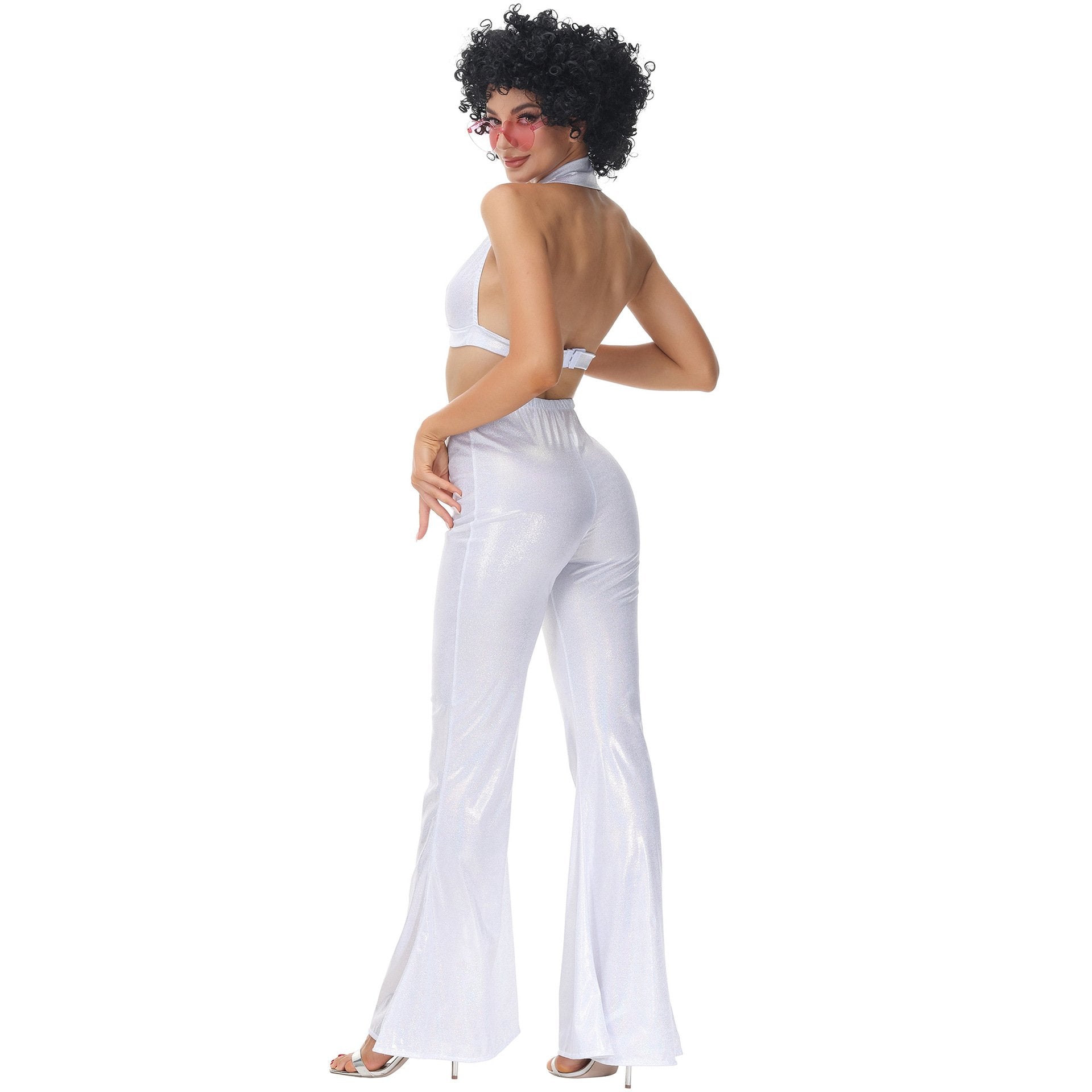 Buy80s Retro Disco Costumes Cosplay Halloween Outfit For Female Now Cheaper With 3 - 5 Days Ship - PajamasBuy