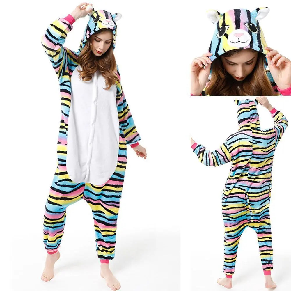 Adult New Color cat Kigurumi Onesies Pajamas Costume - Pajamasbuy