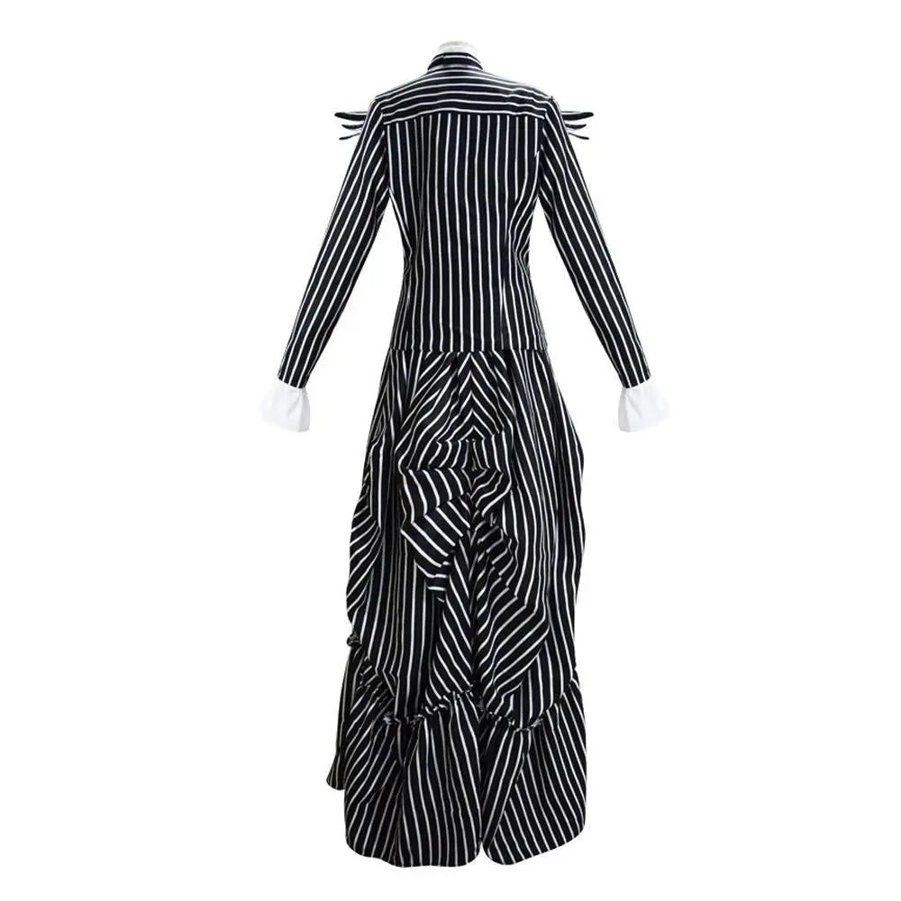 Adult kids Jack Skellington Sally Suit Costume The Nightmare Before Christmas for women men Boy Girl full Set - Pajamasbuy