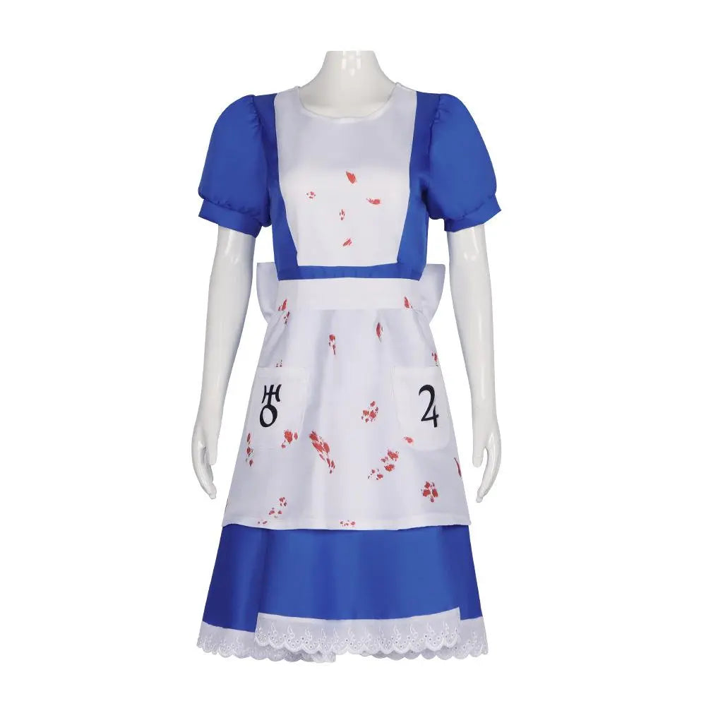 Alice Madness Returns Maid Cosplay Costume Outfit Halloween Carnival Suit - Pajamasbuy