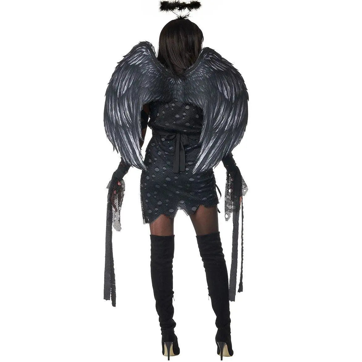 Angel costume big wings zombie vampire evil ghost costume Halloween - Pajamasbuy