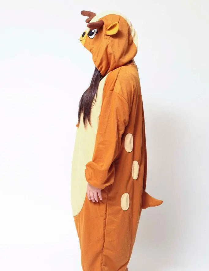 Animal Adult Deer Onesies Hoodie Kigurumi Costume pajamas - Pajamasbuy