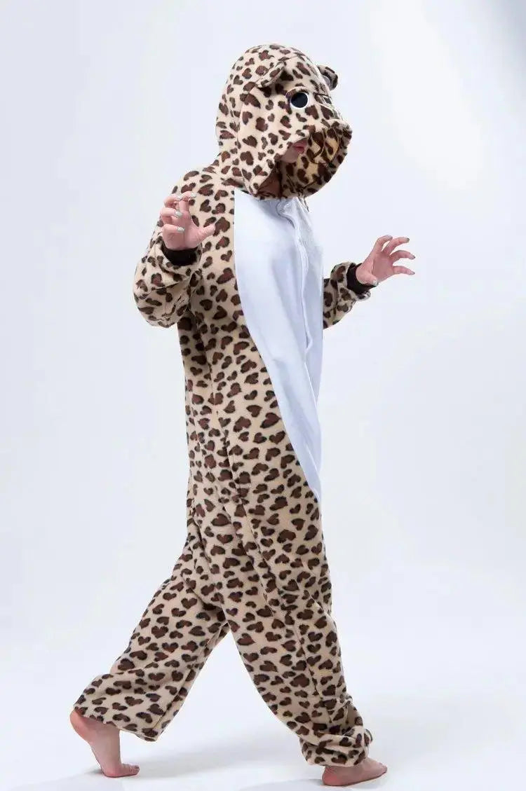 Animal Adult Leopard Bear Costume Onesies Kigurumi Pajamas - Pajamasbuy