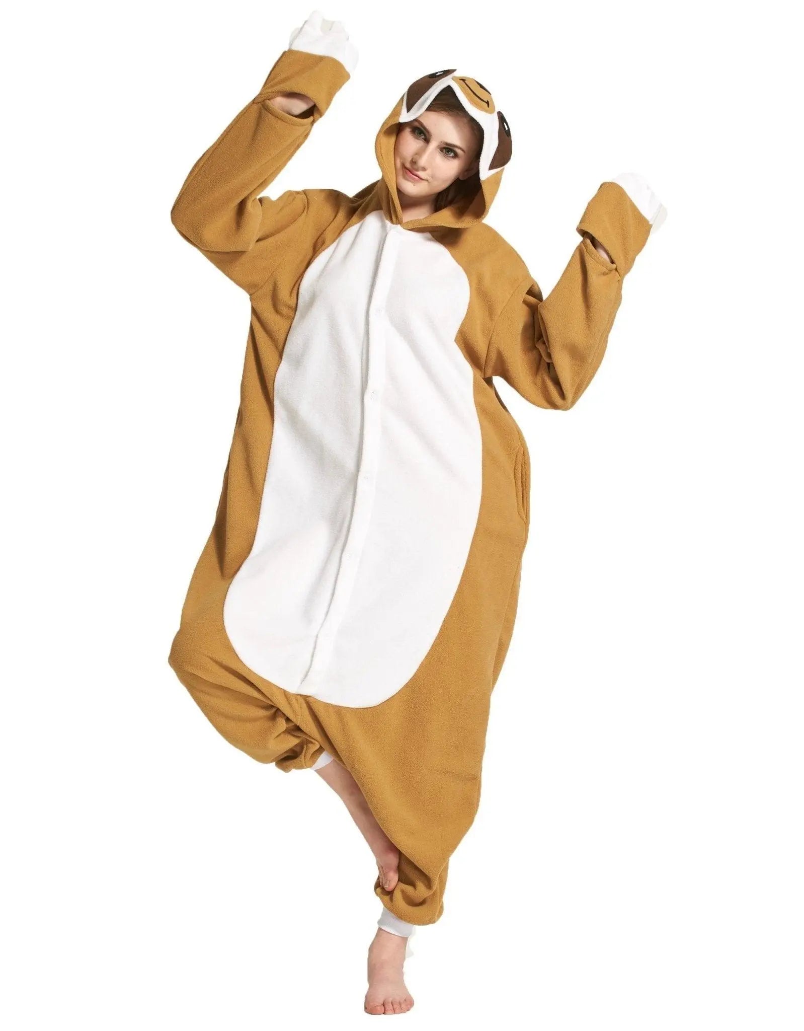 Animal Adult Sloth Onesies Hoodie kigurumi Costume Pajamas - Pajamasbuy