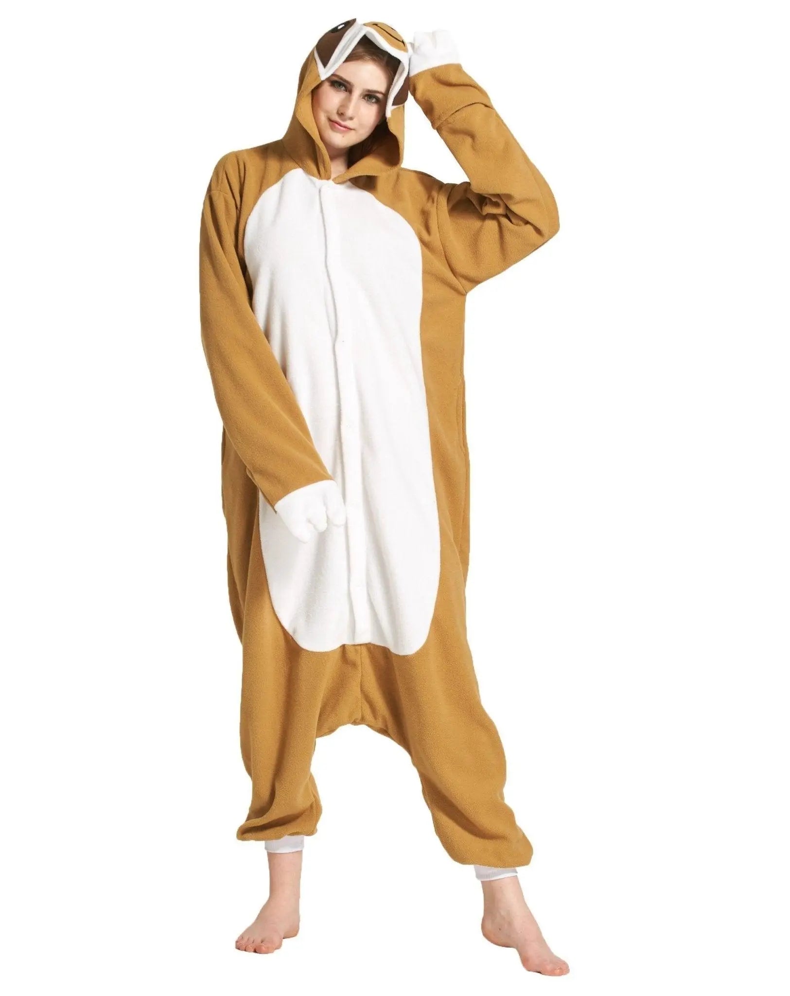 Animal Adult Sloth Onesies Hoodie kigurumi Costume Pajamas - Pajamasbuy