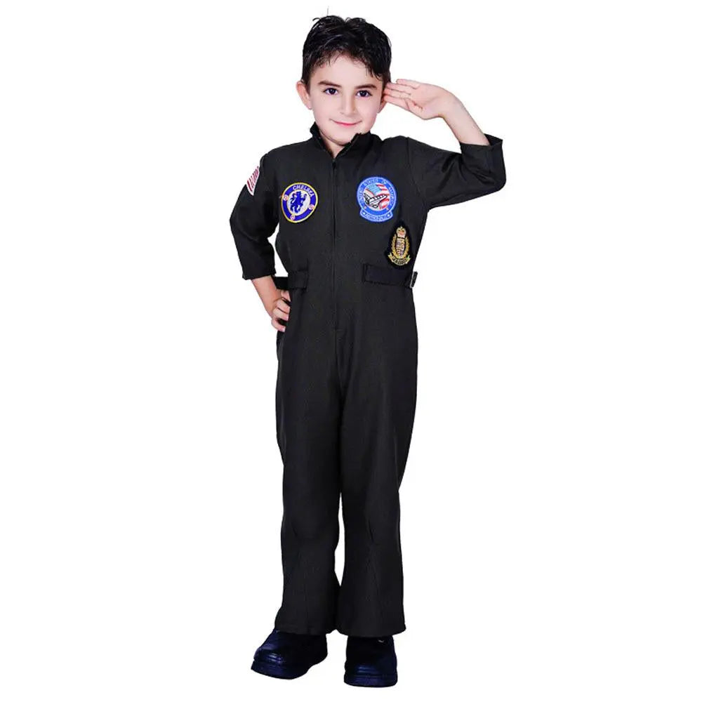 Astronaut Space Suit Kids 70s Costumes Cosplay Party Carnival| PajmasBuy