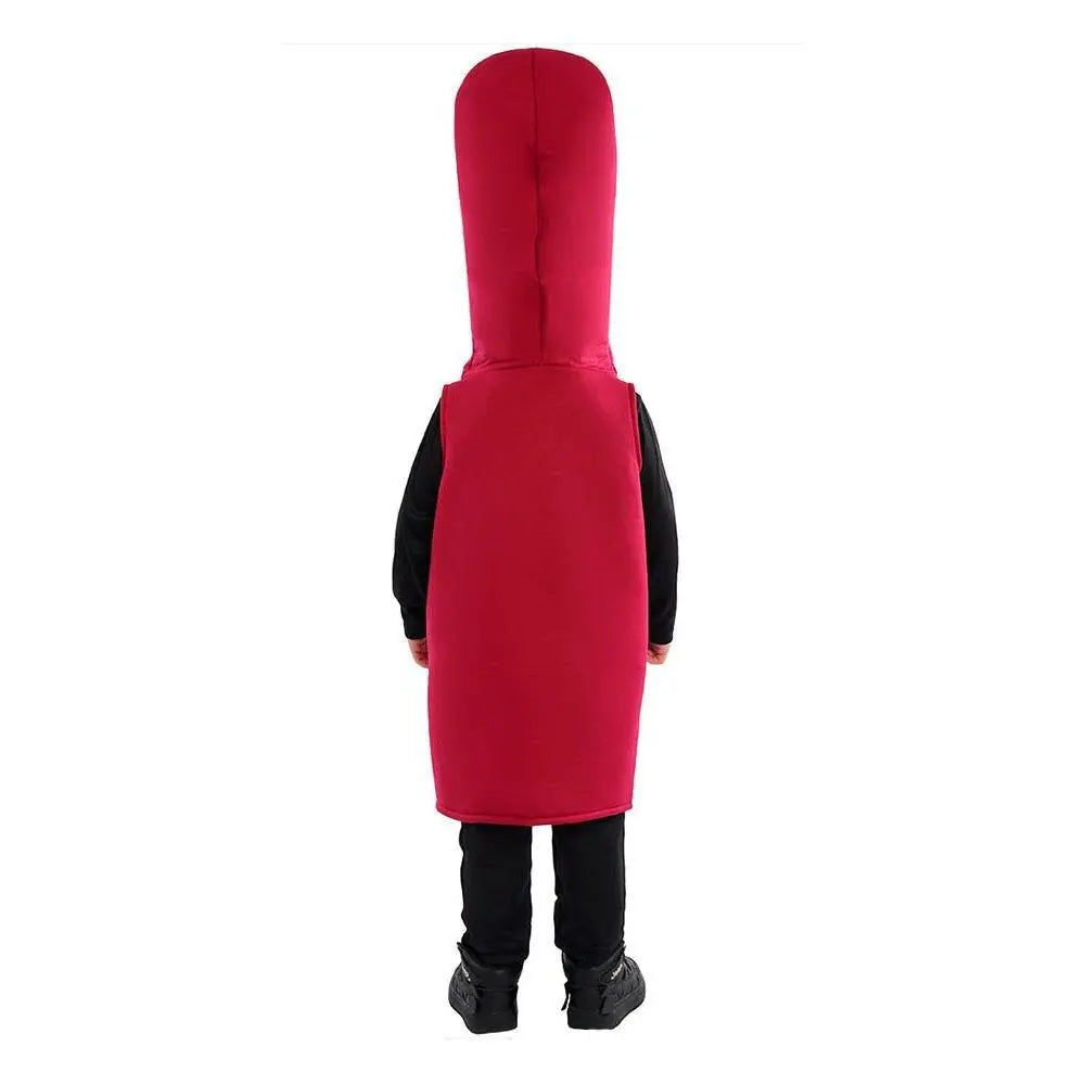 Beer Wine red Bottle Cosplay Costume Children's Day and School Festival Performance Outfit - Pajamasbuy