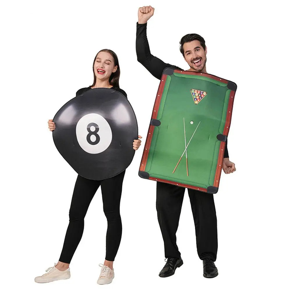 Billiards Set Adult Funny Costumes Cosplay Party Carnival| PajmasBuy