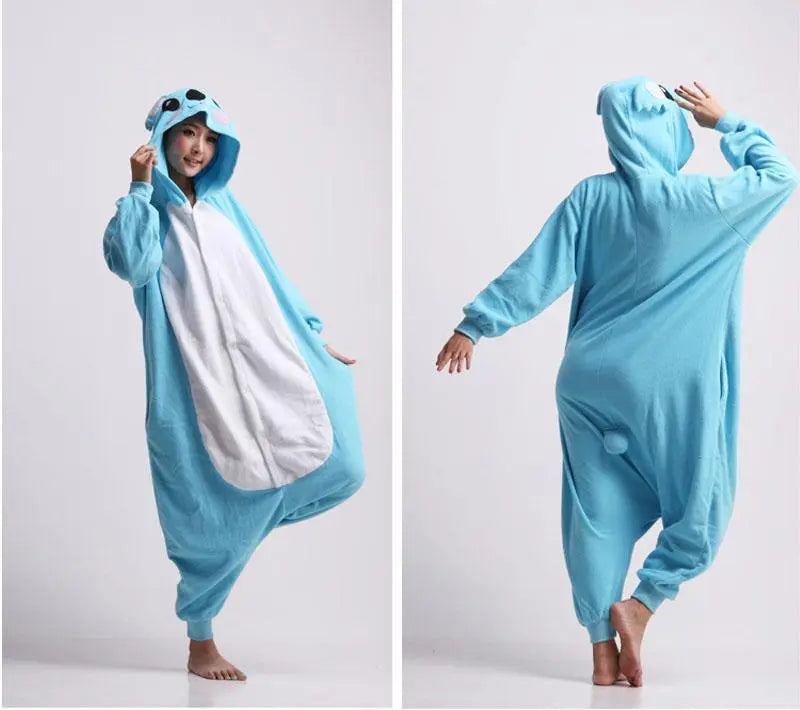 Blue Koala Onesies Hoodie Unisex Costume Kigurumi Pajamas - Pajamasbuy