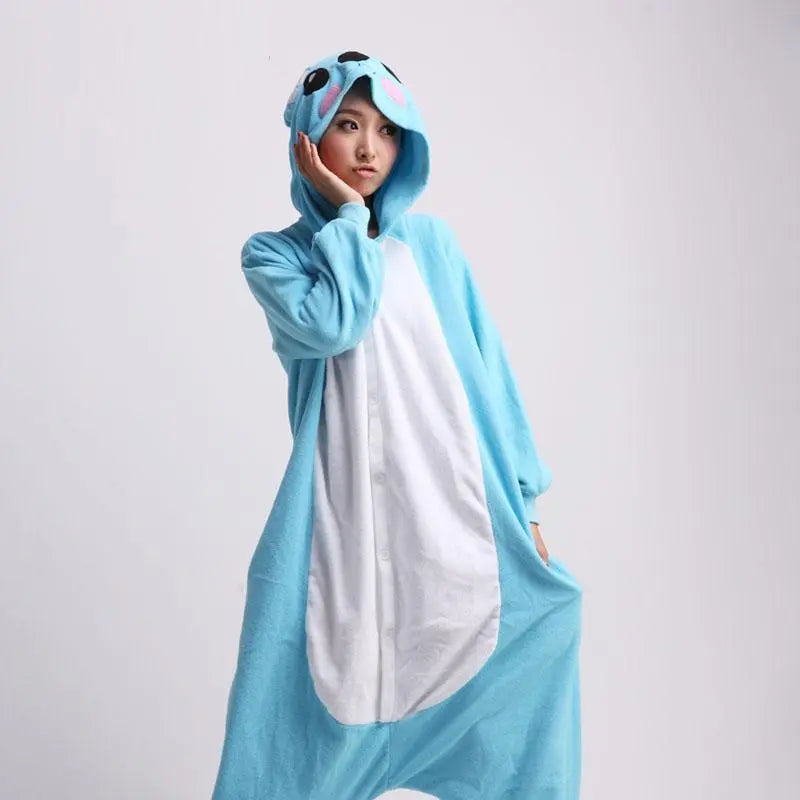 Blue Koala Onesies Hoodie Unisex Costume Kigurumi Pajamas - Pajamasbuy