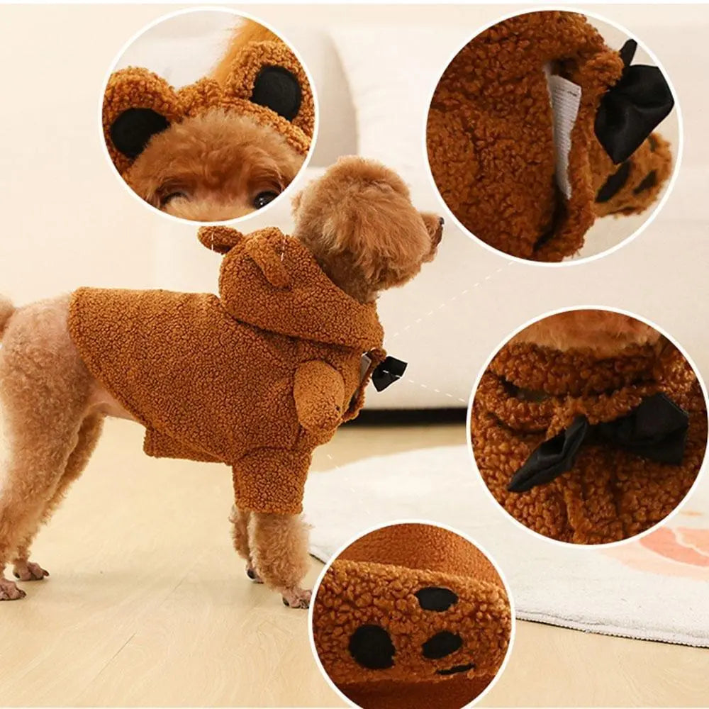 Brown Bear animal furry costume Children's Day Matching Pets Party Halloween - Pajamasbuy