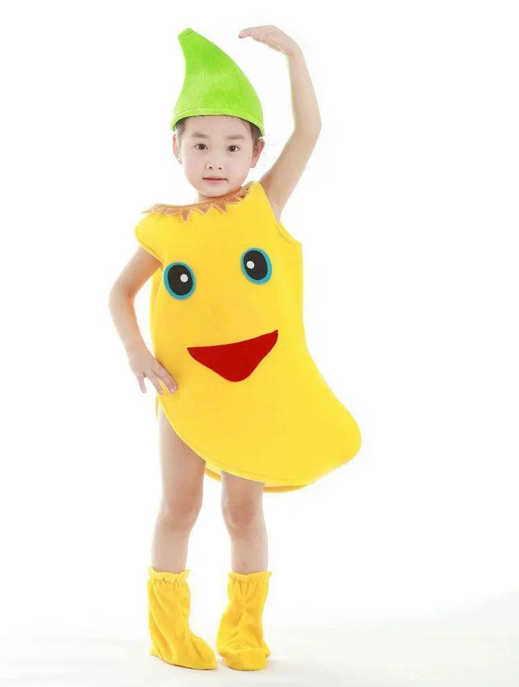 Cartoon Fruit Plant Vegetables Children Kid Gift Costume - Pajamasbuy