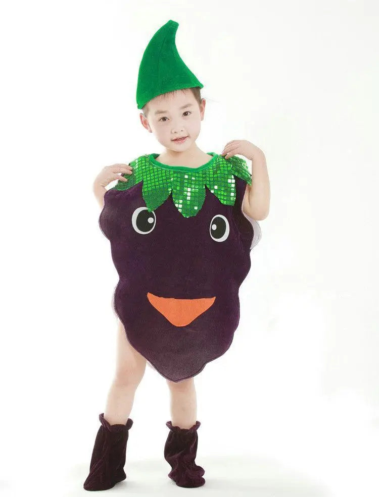 Cartoon Fruit Plant Vegetables Children Kid Gift Costume - Pajamasbuy