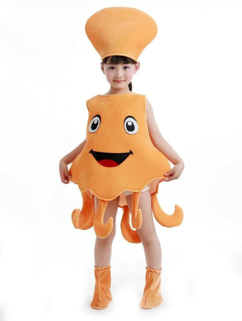 Cartoon Starfish Octopus Children Kids Gift Kigurumi Costume - Pajamasbuy