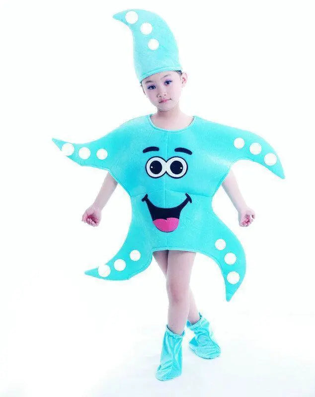 Cartoon Starfish Octopus Children Kids Gift Kigurumi Costume - Pajamasbuy