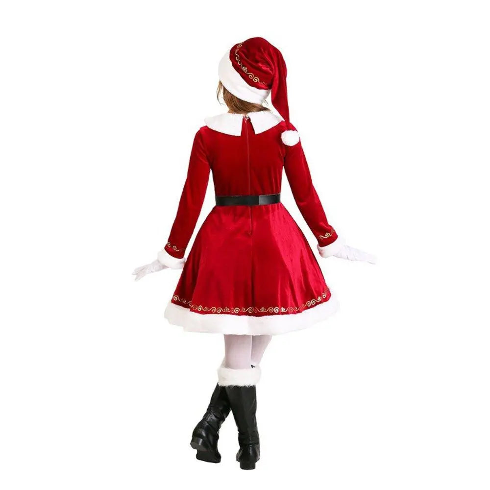 Children's Christmas Costumes Boys and Girls Santa Claus Costumes - Pajamasbuy