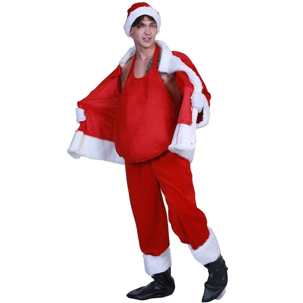 Christmas Costume Accessories Santa Claus Fake Belly Props Unisex - Pajamasbuy