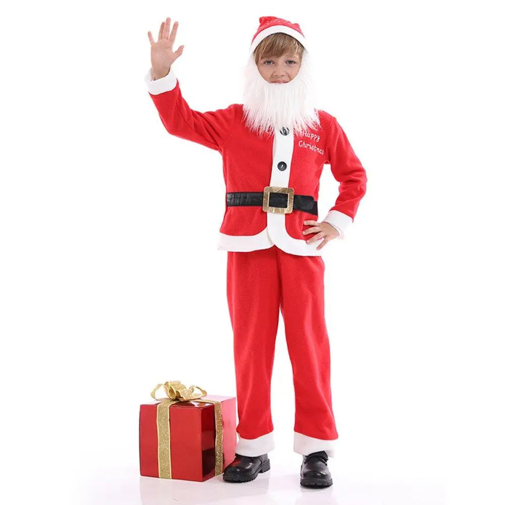 Christmas Costume Santa Claus Dress Up Prop Set Boys - Pajamasbuy