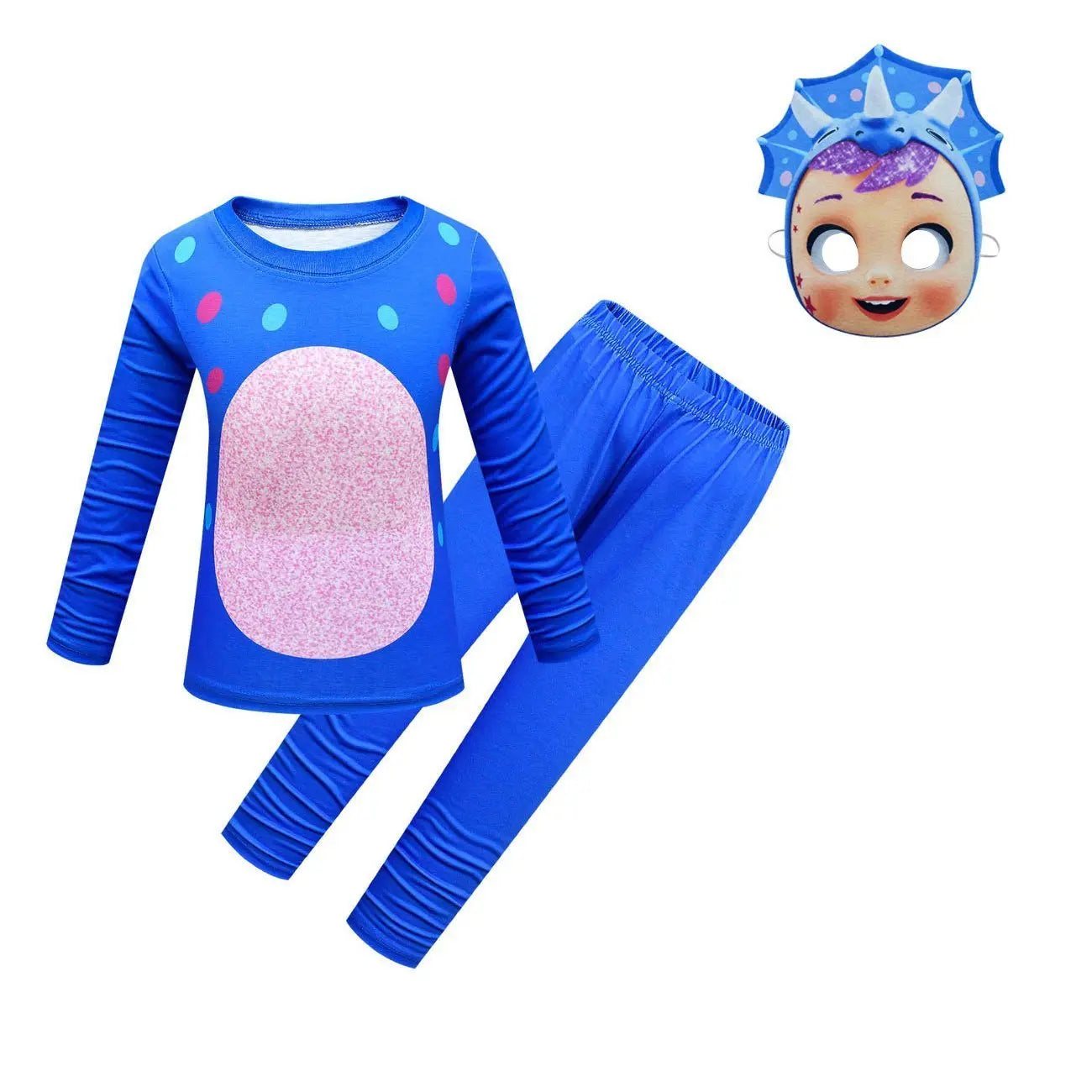 Cry Babies Cosplay Costume Long Sleeve Cartoon Two Piece Suits - Pajamasbuy