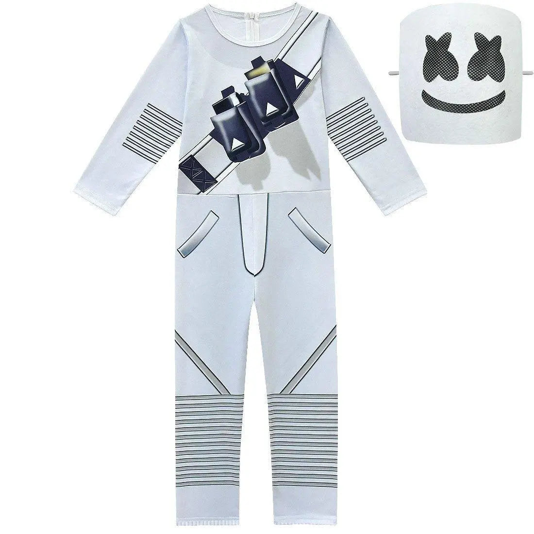 DJ Marshmello Chris Comstock Costume Jumpsuit for Kids Gift - Pajamasbuy