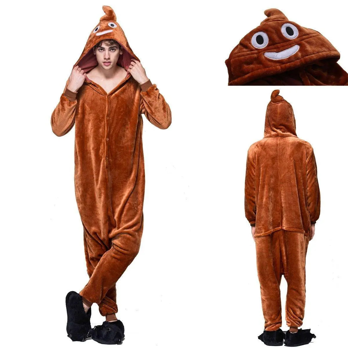 Feces Stool Kigurumi Onesie Pajamas Cosplay Costume - Pajamasbuy