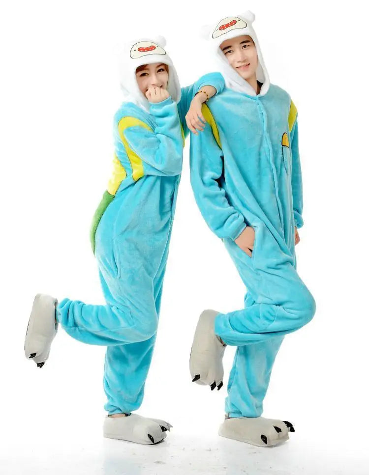 Finn Jake Adventure Time Animal Kigurumi Onesies Pajamas - Pajamasbuy