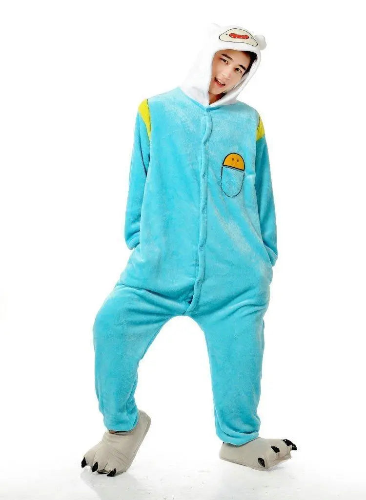 Finn Jake Adventure Time Animal Kigurumi Onesies Pajamas - Pajamasbuy