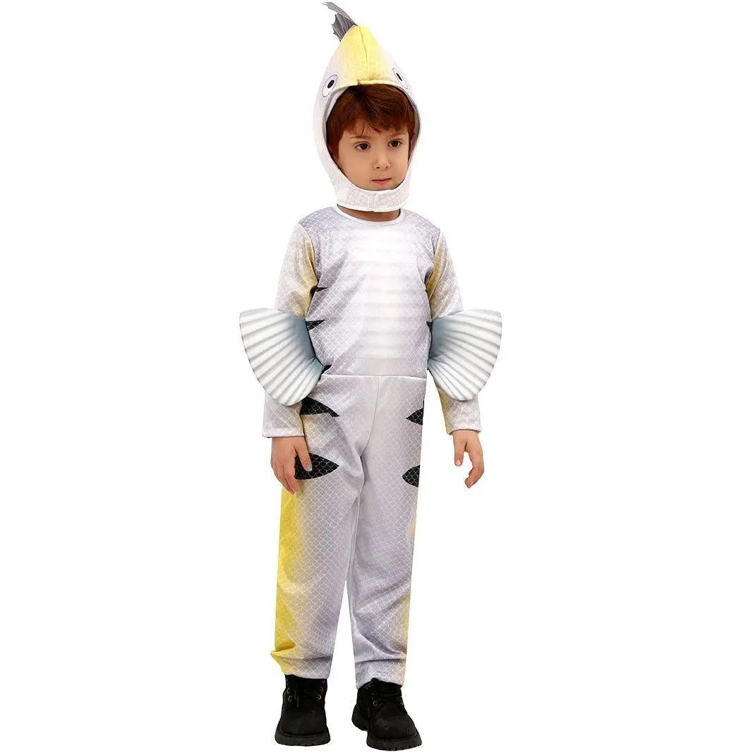 Flounder Kids Animal Jumpsuit Party Cosplay Costumes Halloween - Pajamasbuy