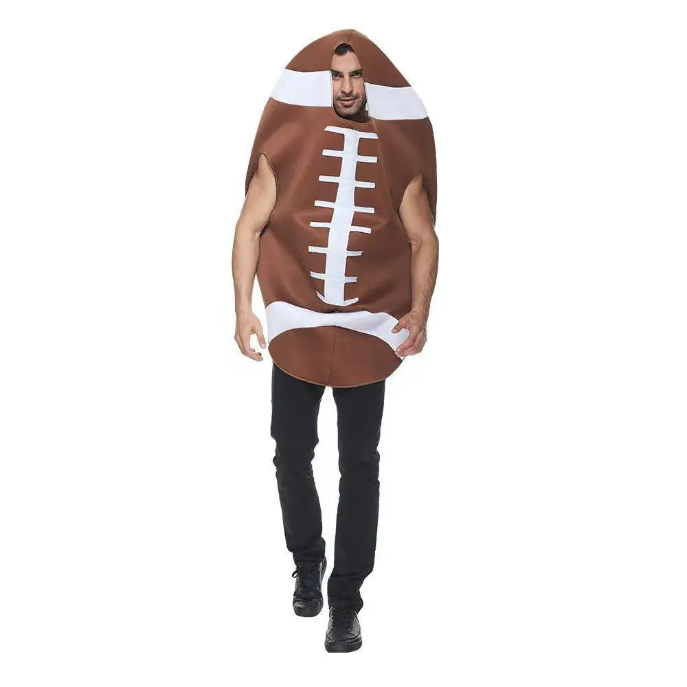 Funny Rugby Sports Equipment Halloween Carnival Suit Cosplay Costume For Adults - Pajamasbuy