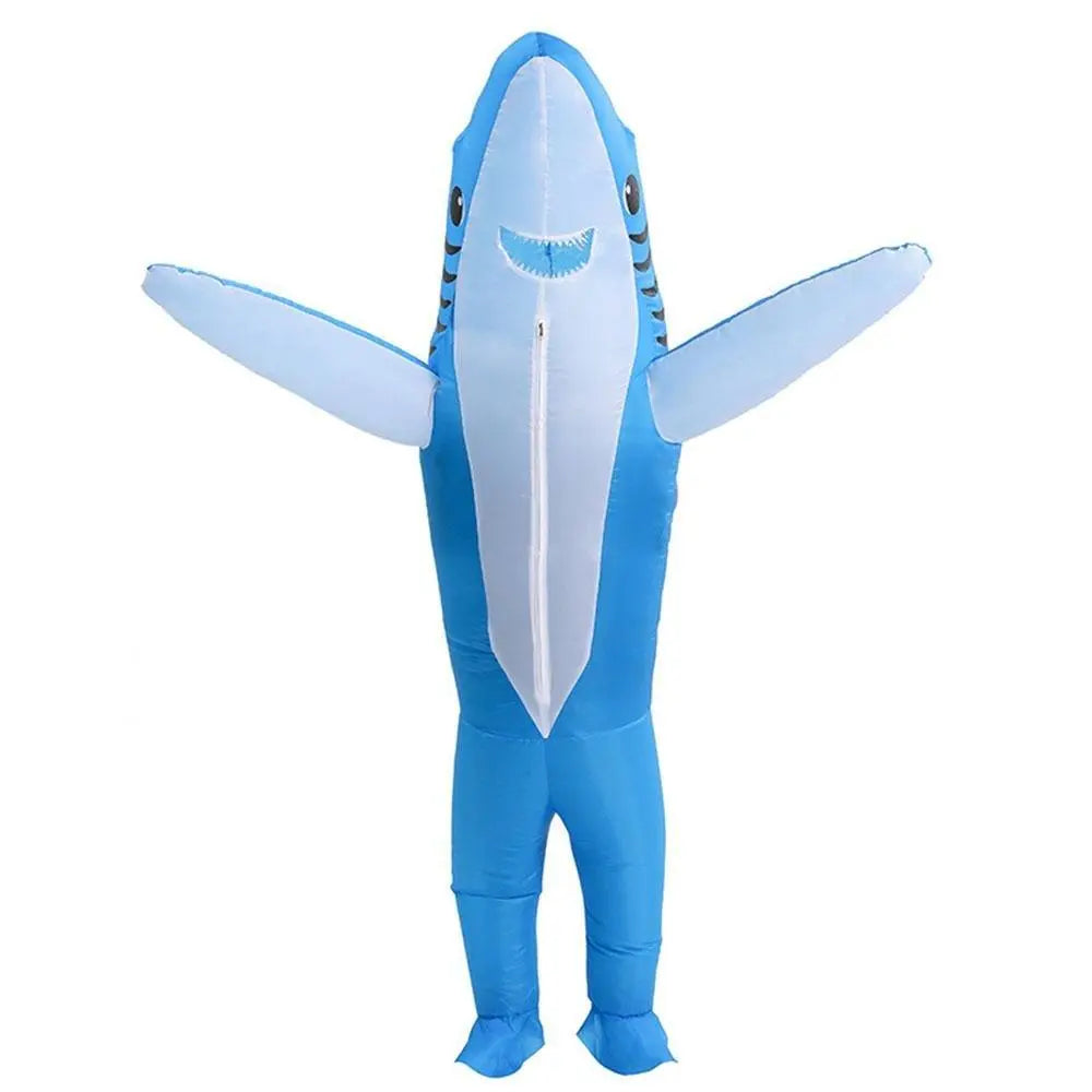 Funny inflatable shark costume Halloween Party for Adult Kids - Pajamasbuy