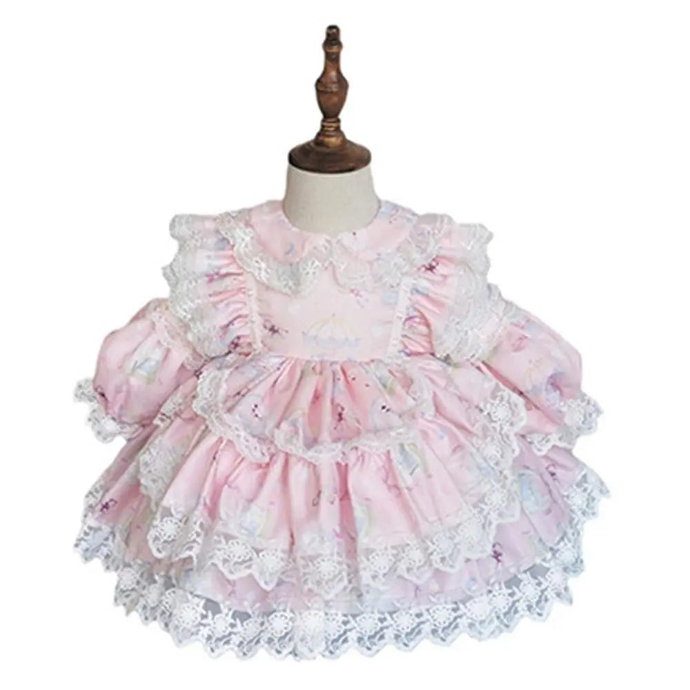 Girls Cartoon Cute Petit Dresses Children Lolita Princess Dress Costumes Party - Pajamasbuy