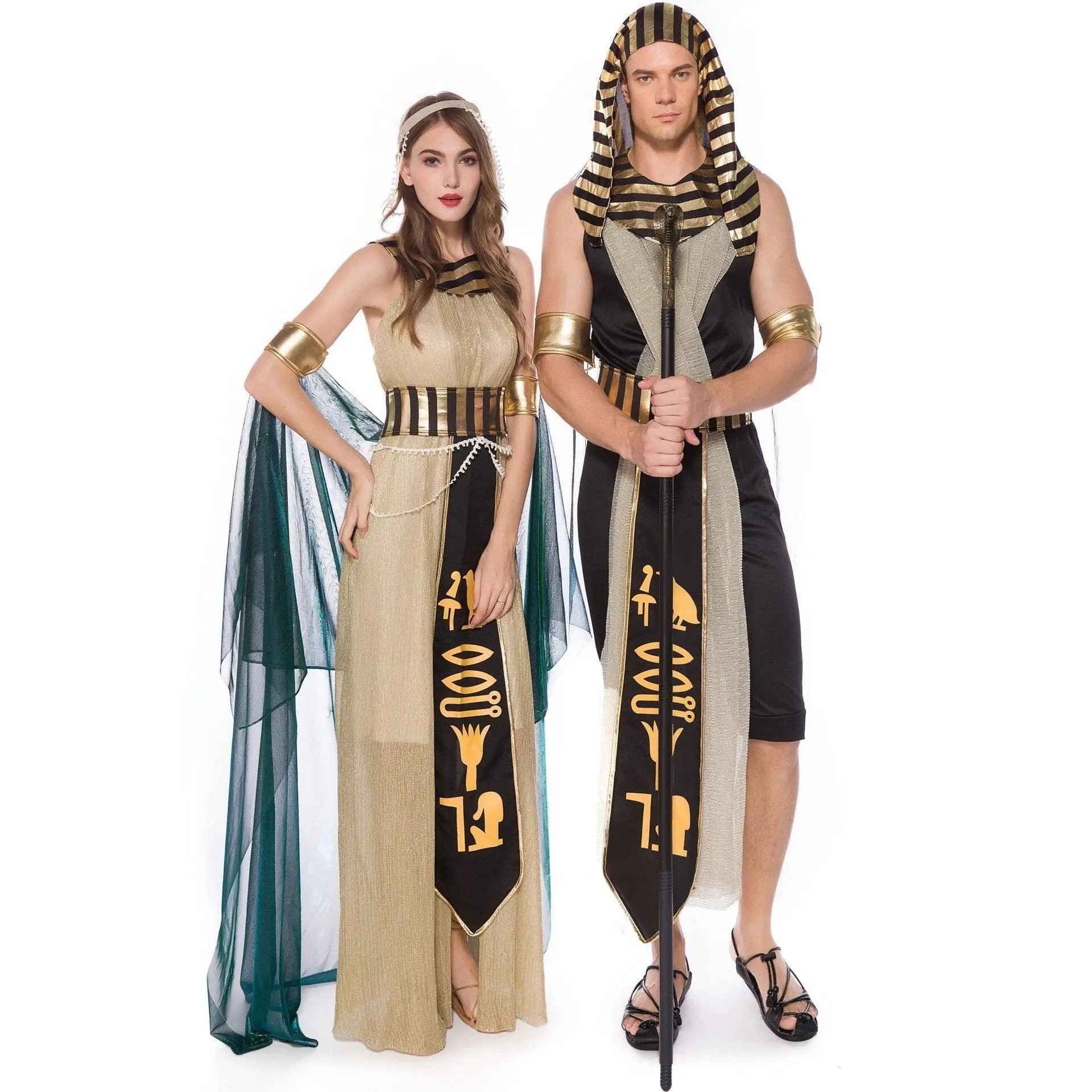 Greek Goddess Prince Couples Costume Halloween Outfits Cosplay Party Carnival - Pajamasbuy