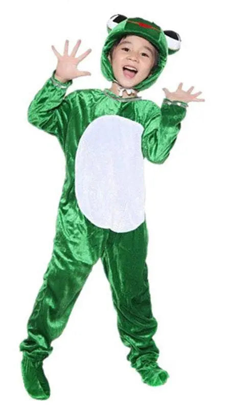 Green Frog Animal kigurumi Cosplay kids Costume Party Wear Gift - Pajamasbuy