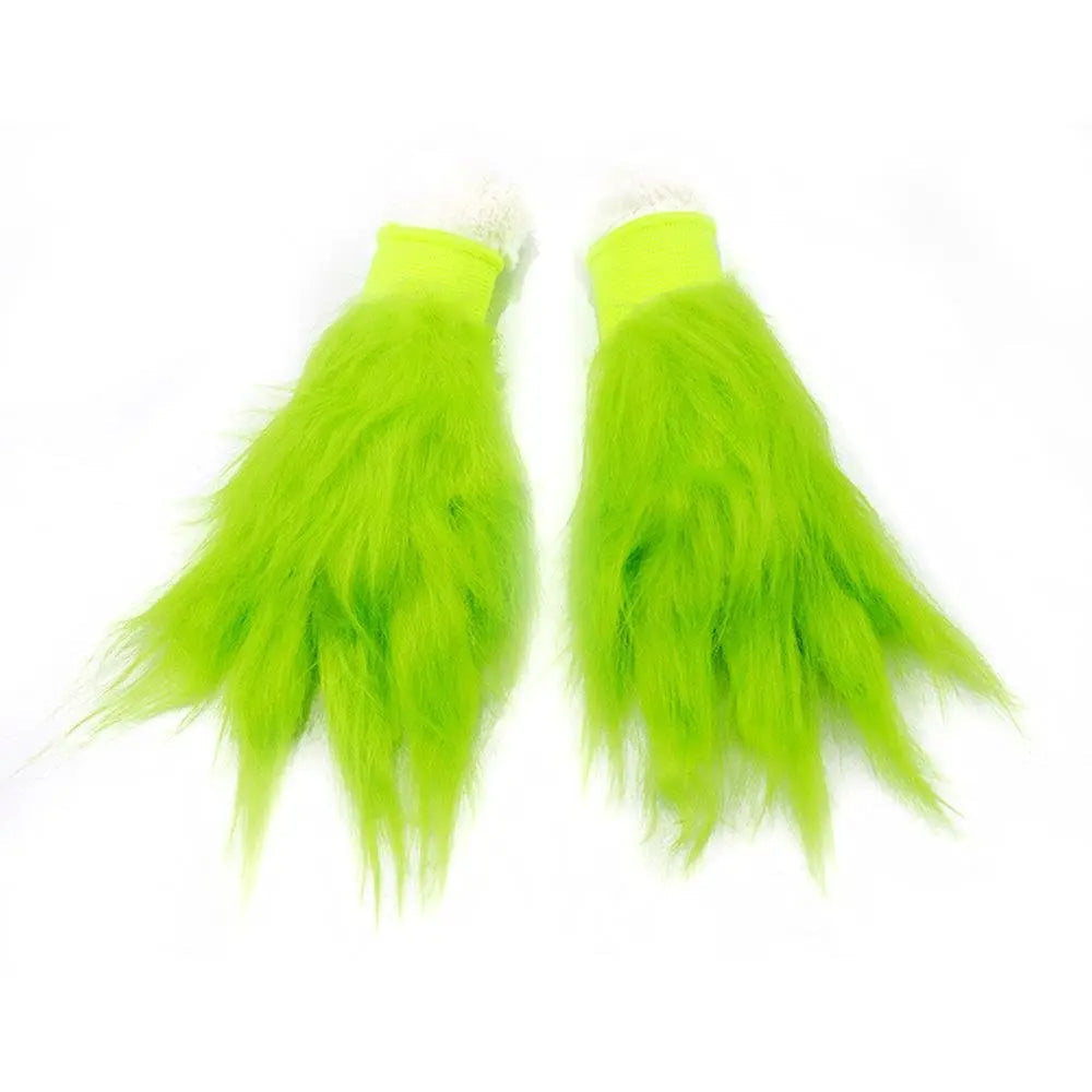 Green The Grinch Christmas Costumes Gloves - Pajamasbuy