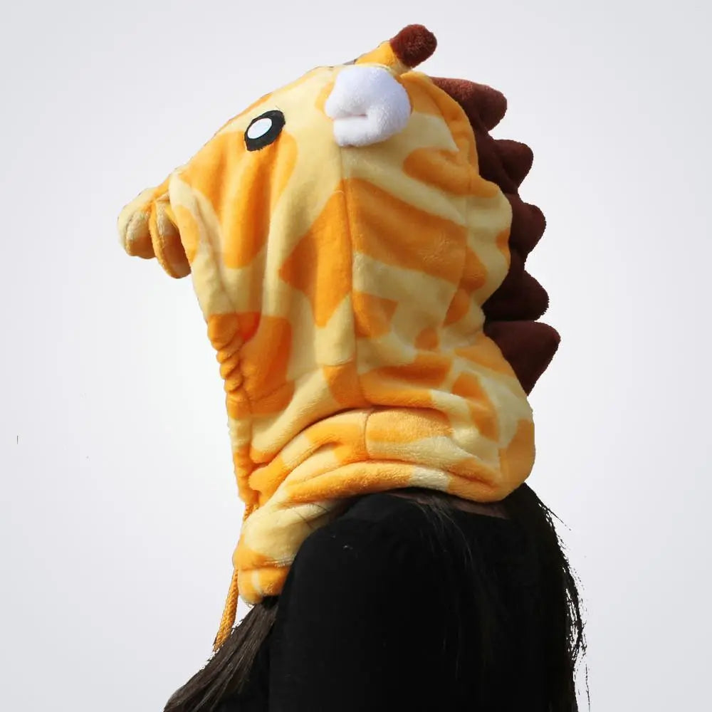 Griaffe animal Kigurumi Neck warmer Hooded hat - Pajamasbuy