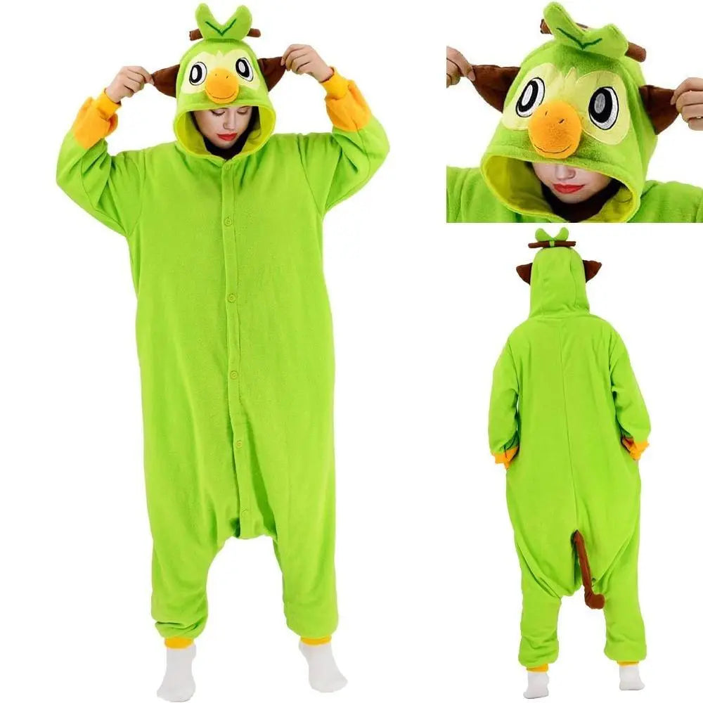 Grookey Kigurumi Onesies Anime Pokemon Pajamas Pyjamas Halloween Costume - Pajamasbuy