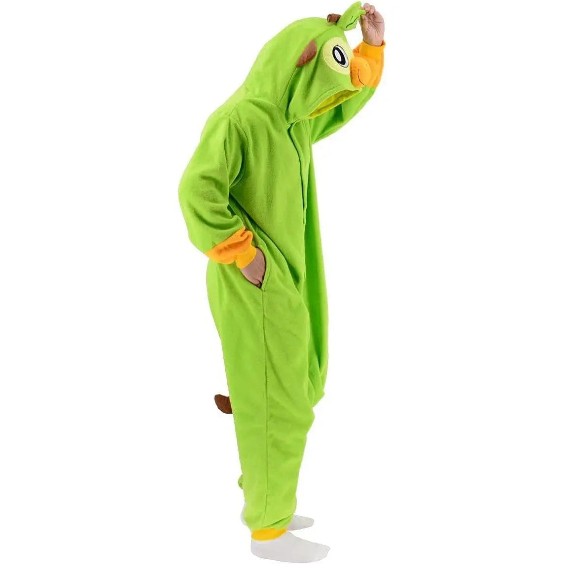 Grookey Kigurumi Onesies Anime Pokemon Pajamas Pyjamas Halloween Costume - Pajamasbuy