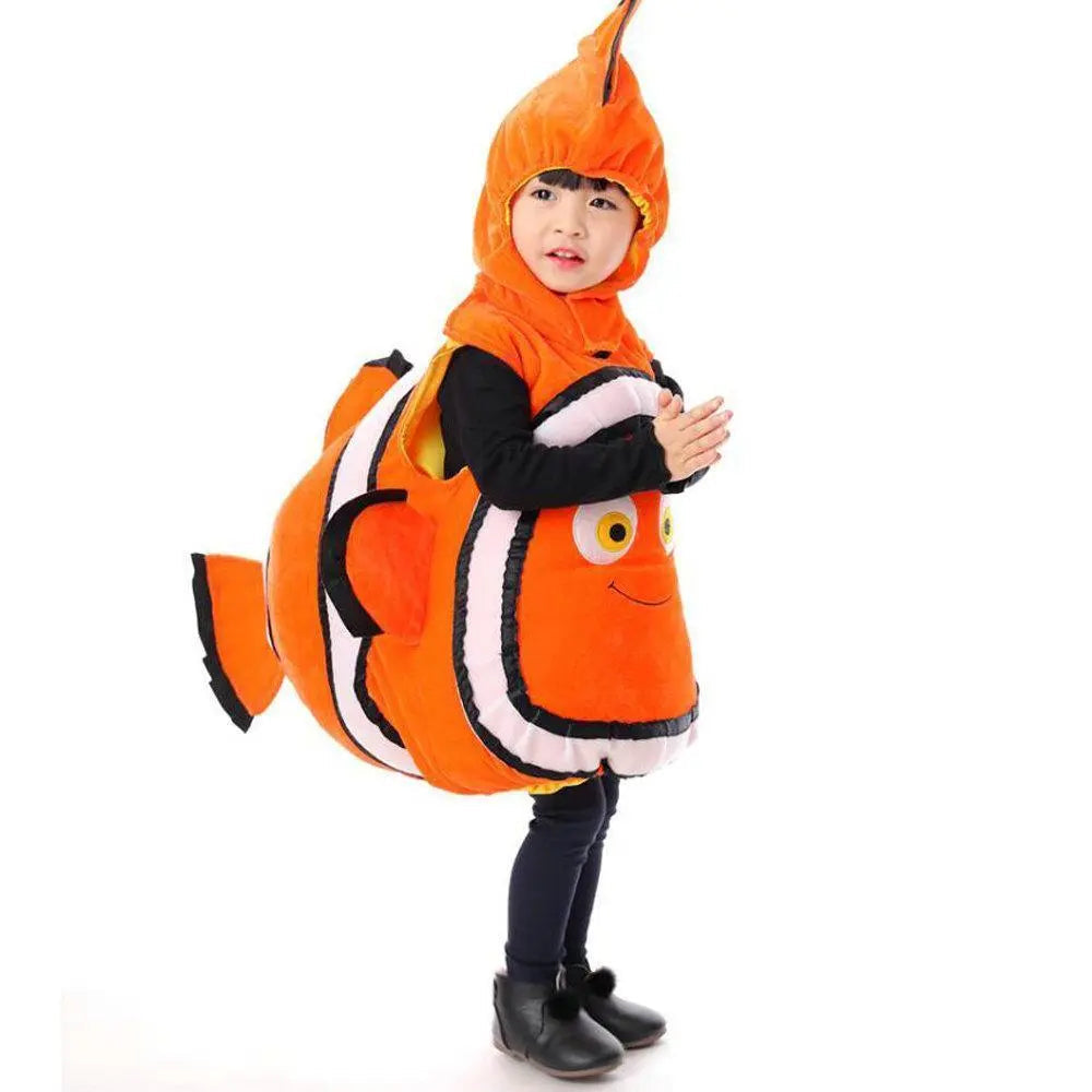 Halloween Finding Nemo Clown Fish Cosplay Animal Costume for Kids - Pajamasbuy