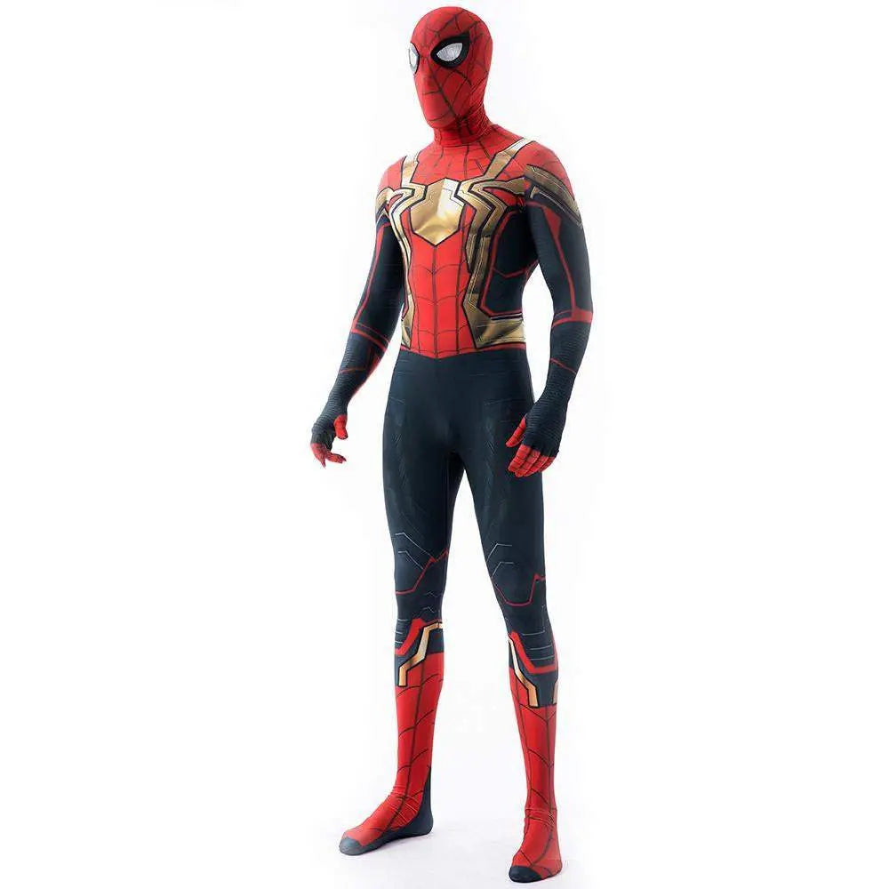 Iron Spider - Man No Way Home Peter Benjamin Parker Costume Cosplay Jumpsuit Halloween - Pajamasbuy