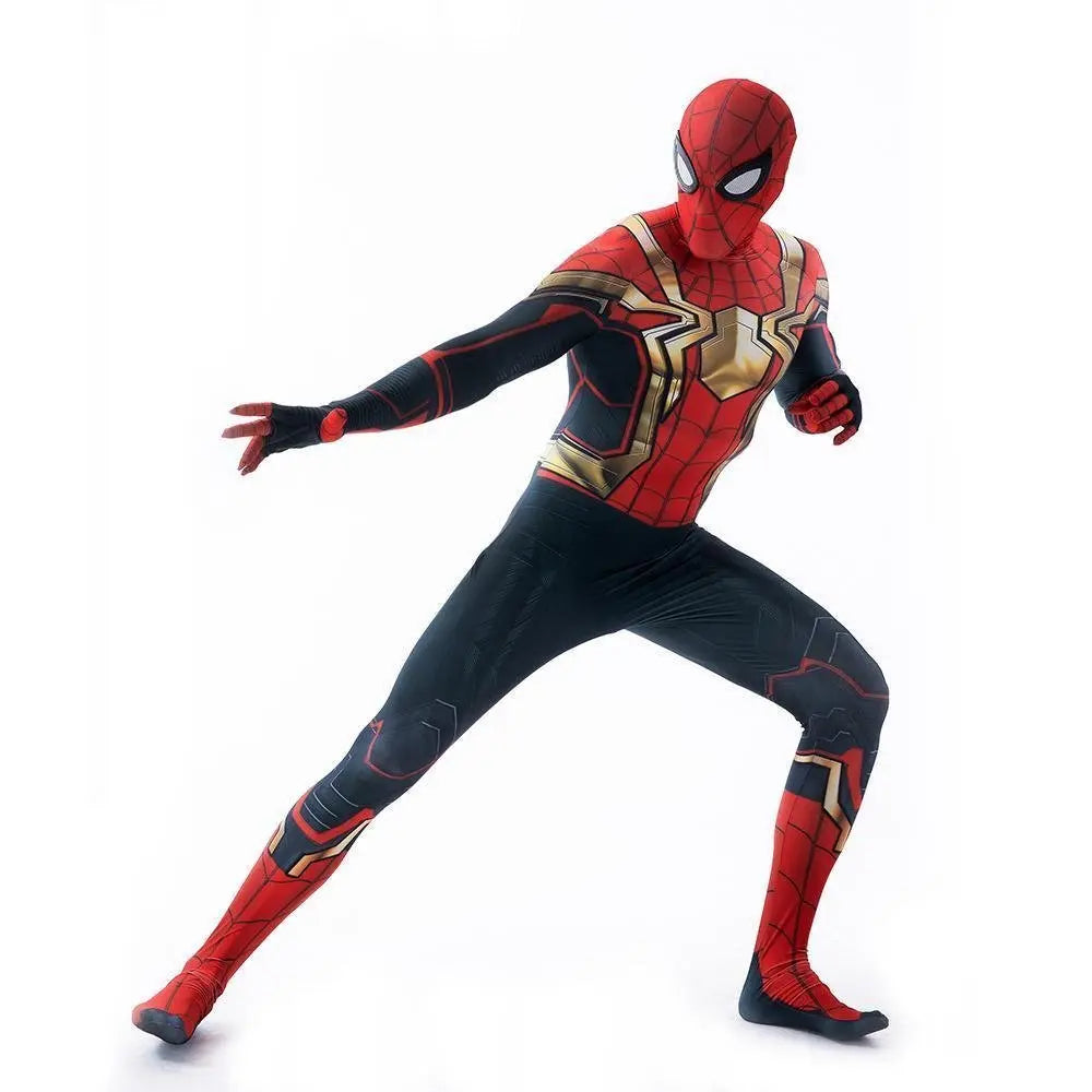 Iron Spider - Man No Way Home Peter Benjamin Parker Costume Cosplay Jumpsuit Halloween - Pajamasbuy