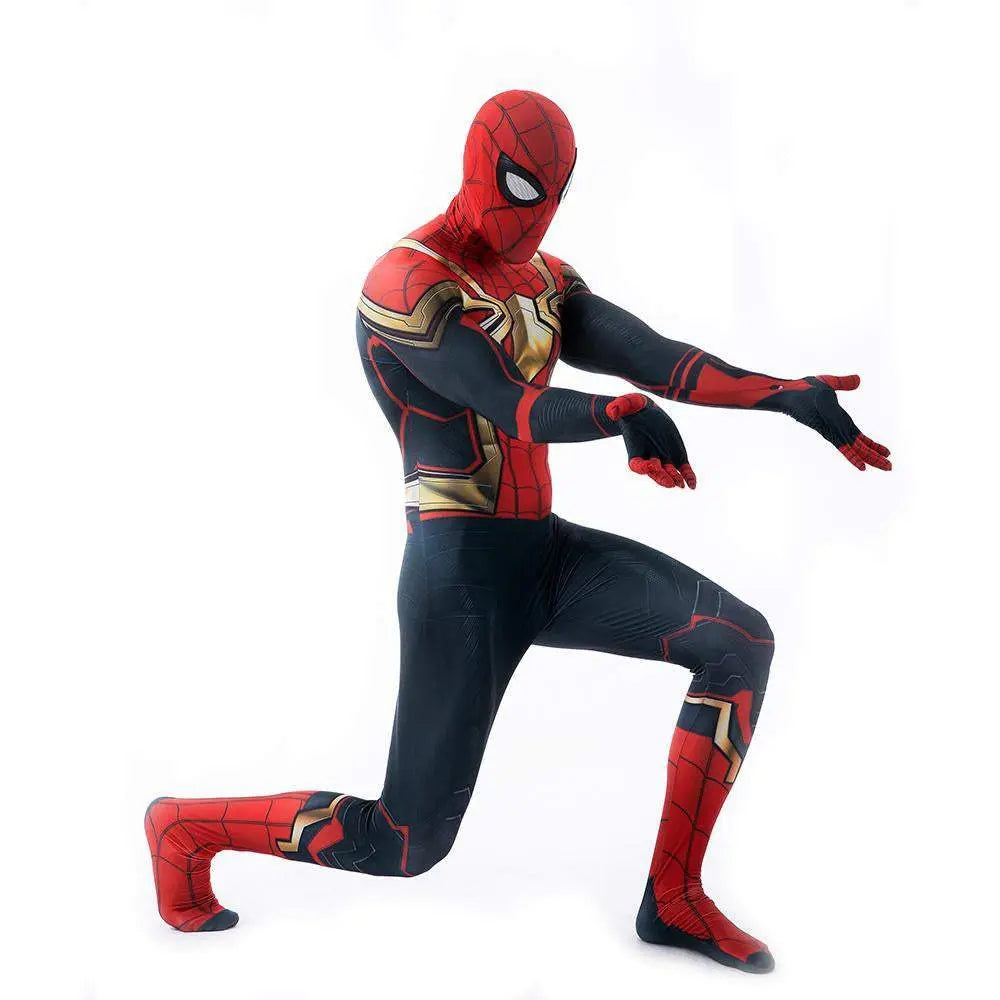 Iron Spider - Man No Way Home Peter Benjamin Parker Costume Cosplay Jumpsuit Halloween - Pajamasbuy