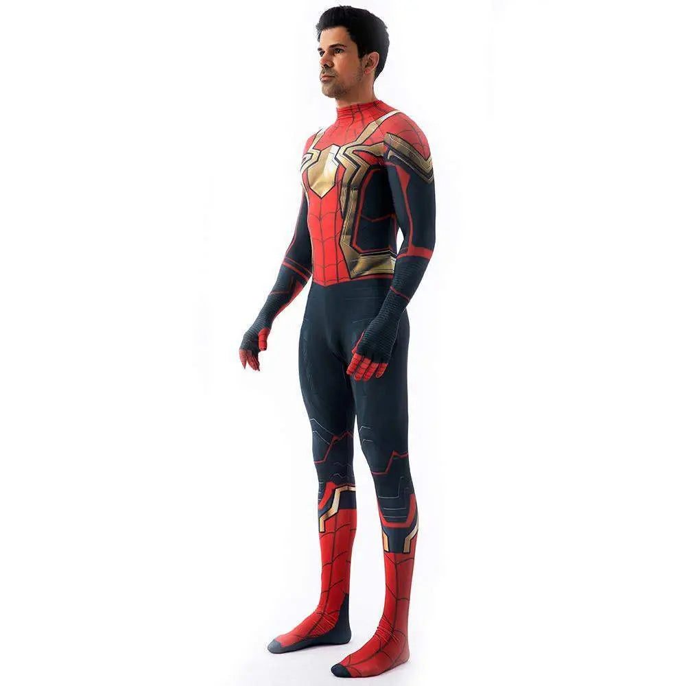 Iron Spider - Man No Way Home Peter Benjamin Parker Costume Cosplay Jumpsuit Halloween - Pajamasbuy