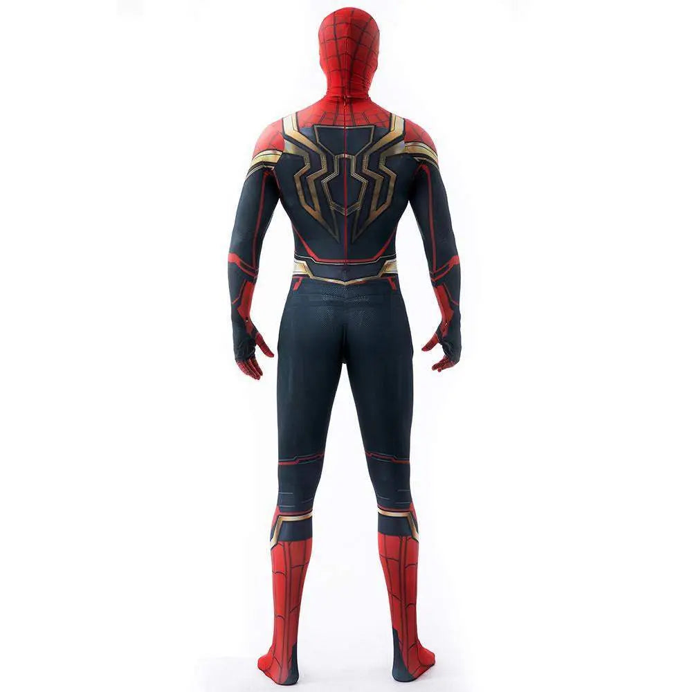 Iron Spider - Man No Way Home Peter Benjamin Parker Costume Cosplay Jumpsuit Halloween - Pajamasbuy