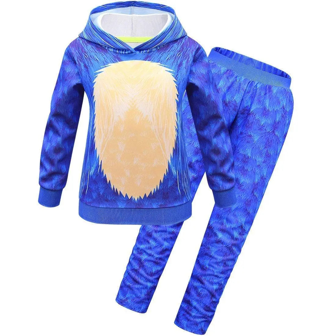 Kids Anime Sonic The Hedgehog Costume Game Halloween Boy Girls Hoodies Pants Sets Outfits - Pajamasbuy