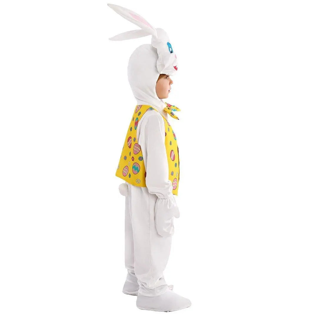 Kids Children White Rabbit Bunny Carrot Party Cosplay Halloween Easter Costume - Pajamasbuy