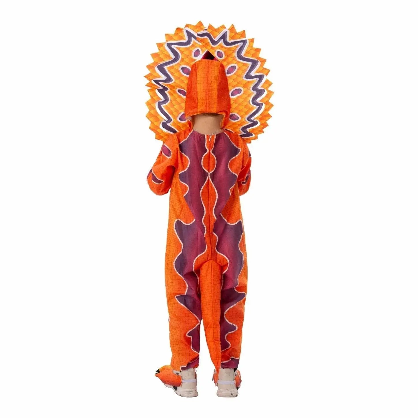 Kids Dilophosaurus Orange Animal Halloween Cosplay Party Costumes - Pajamasbuy