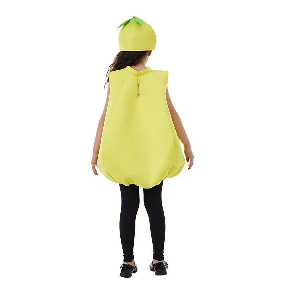 Kids Lemon Baby Fruit Jumpsuit Halloween Cosplay School Party Costumes - Pajamasbuy